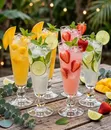 Set of 6 Modern Waisted Cocktail Glasses (327ml) - 1