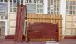 Mahogany Finished Panel Bed (Queen) - 2