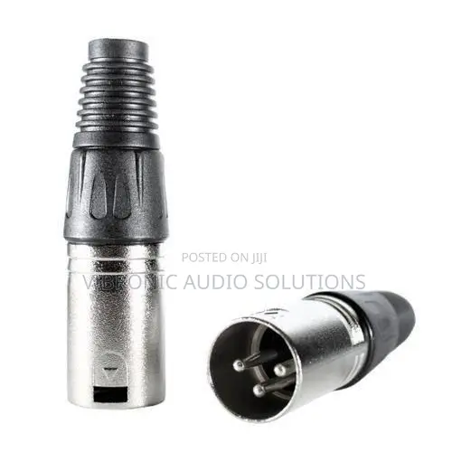 XLR 3-Pin Male Connector Mpya Kabisa - 1
