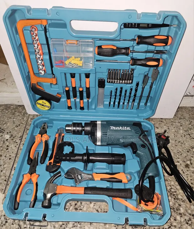 Makita Cordless Drill Set na Vifaa - 1