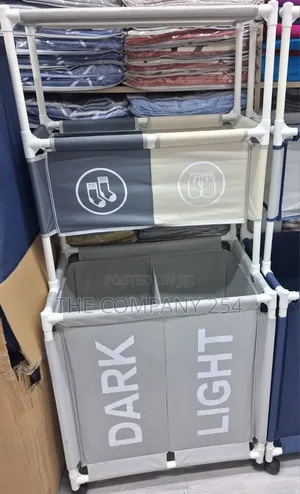 3 Tier Rolling Laundry Hamper