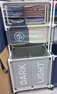 3 Tier Rolling Laundry Hamper - 1