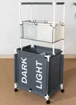3 Tier Rolling Laundry Hamper - 4