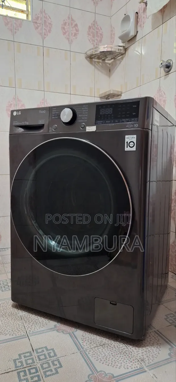 LG 9kg/6kg Washer Dryer Combo F4R5VGG2E - 1