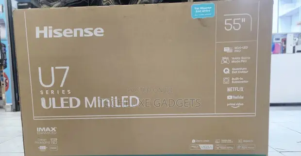 Hisense 55" U7 ULED Mini-LED TV - 1