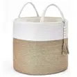 Woven Laundry Basket with Handles - 2