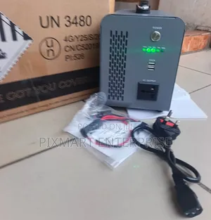 Portable Lithium Battery Power Supply with AC Outlet & USB
