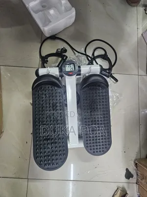 Mini Stepper Fitness Machine with Resistance Bands
