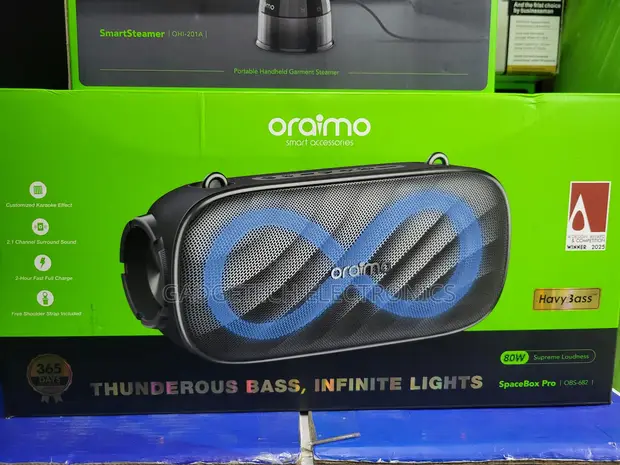 Oraimo SpaceBox Pro (OBS-682) 80W Portable Wireless Speaker - 1