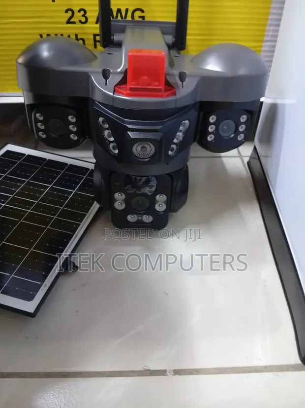 4G Solar CCTV Camera with Triple Lens for Farms - 1