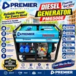 Premier PM6500E Diesel Generator - 6.6kVA - 2