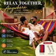 Striped Outdoor Hammock - Heavy Load Bearing - 1