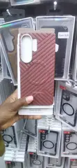 Red Carbon Fiber Pattern Magnetic Case kwa Samsung Galaxy S26 Ultra - 1