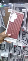 Red Carbon Fiber Pattern Magnetic Case kwa Samsung Galaxy S26 Ultra - 2