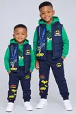 Kids Batman Puffer Vest and Hoodie Set (Ages 1-7) - 1
