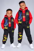 Kids Batman Puffer Vest and Hoodie Set (Ages 1-7) - 2