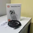 Q12 25W Magnetic Wireless Charger Nyeusi - 2