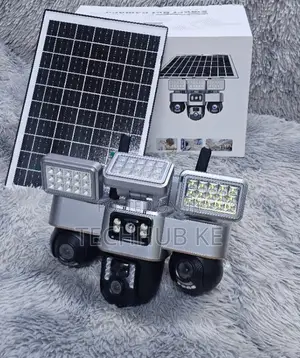 VTS 30 Smart 4G PTZ Camera yenye Triple Lens & Solar Floodlight