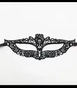 Maski ya Uso ya Lace Nyeusi ya Masquerade ya Halloween - 2