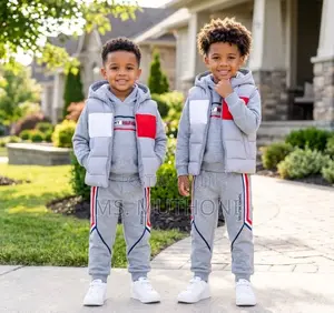Tommy Hilfiger Hooded Puffer Vest & Joggers Set (3-10 Yrs)