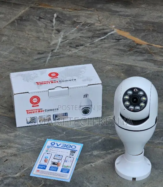 Smart WiFi Bulb CCTV Camera - 360° PTZ Usalama - 1