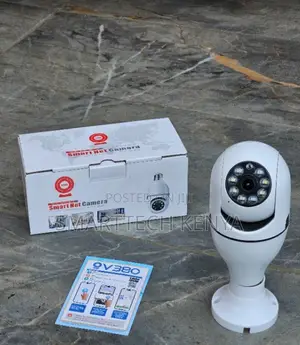 Smart WiFi Bulb CCTV Camera - 360° PTZ Usalama