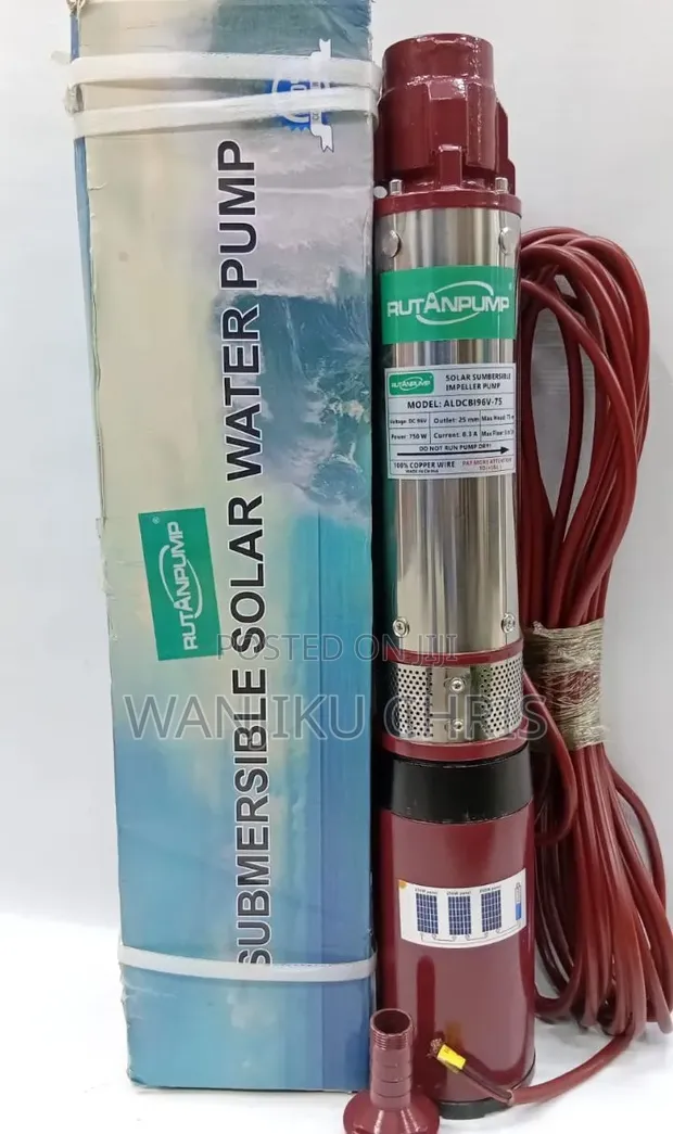 Rutan 750W Solar Submersible Pump - 1