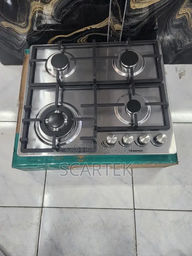 Hisense 60cm Built-in Gas Hob HHU60GAGR - 1