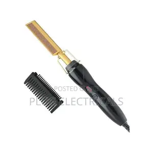 Golden Electric Hot Comb Hair Straightener - Professional