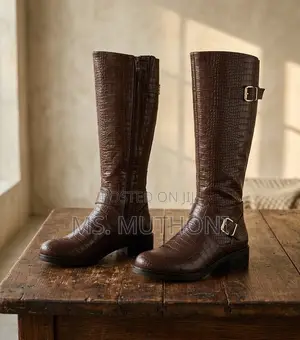 Side Zipper Knee-High Riding Boots