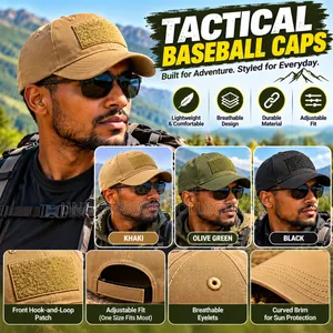 Tactical Hats - Black, Green, Beige