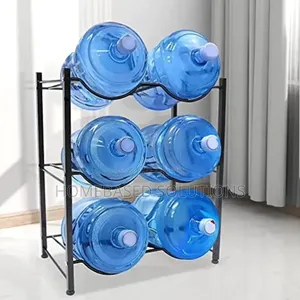 6 Water Bottle Holder Rack - Carbon Steel
