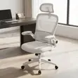 Modern White Managerial Office Chair - 2