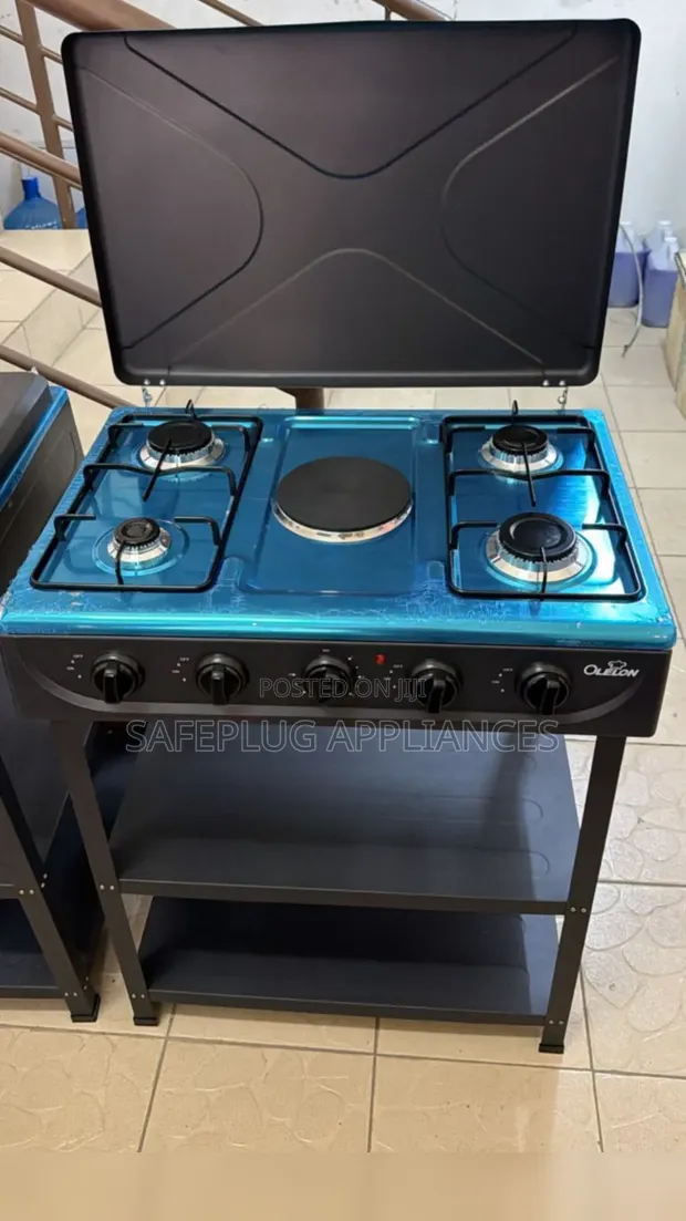 Olelon 4+1 Gas Cooker with Extra Shelf Space - 1