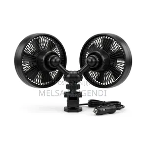 12V 360° Swivel Head Fan ya Kupoeza Magari