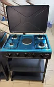 Olelon 4+1 Standing Gas Cooker with Shelves - 2