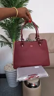Premium Chrisbella Handbag with Matching Purse - Office & Casual - 5