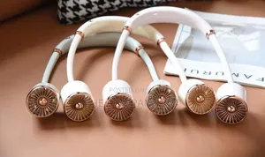 Gold Hanging Neck USB Fan - Brand New