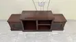 Solid Mvule Wood TV Console - 2