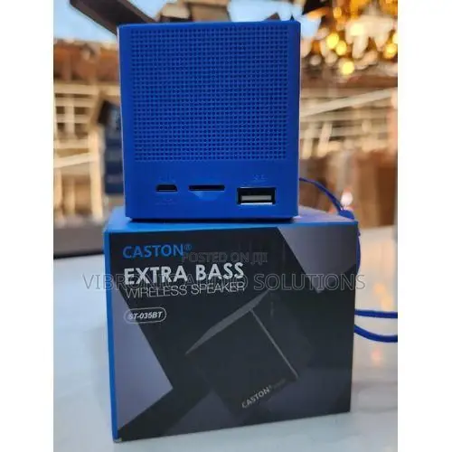 Caston Portable Mini Bluetooth Speaker with TF Card, FM Radio, USB - 1