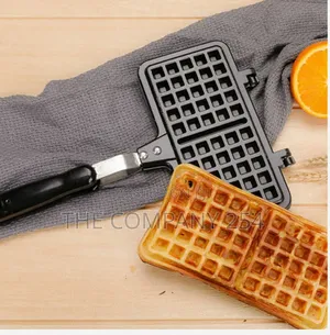 Brand New Non-Stick Waffle Pan with Insulated Handle