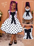 Unique Polka Dot Babydress - Girls - 3