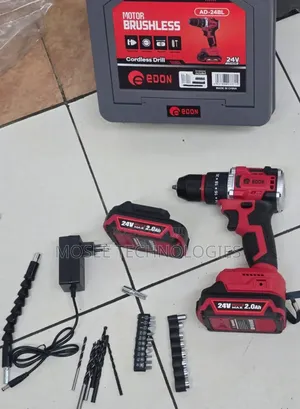 Edon 24V Brushless Impact Hammer Drill na Betri 2