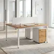 2-Seater Metal Frame Office Workstation - 1