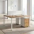 2-Seater Metal Frame Office Workstation - 5