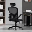 Kiti cha Ofisi cha Mesh chenye Mgongo Mrefu wa Ergonomic - 2