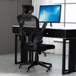 Kiti cha Ofisi cha Mesh chenye Mgongo Mrefu wa Ergonomic - 3