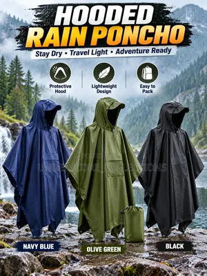 Shamborina Rain Coat Poncho