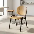 Student Study Chair with Fixed Writing Pad - 1