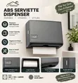 Nemsi Serviette Dispenser, Black - 1